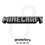 Minecraft Logo SVG Free