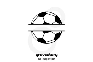 Soccer Ball Monogram SVG Free