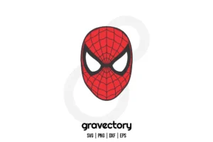 Spiderman Face SVG Free