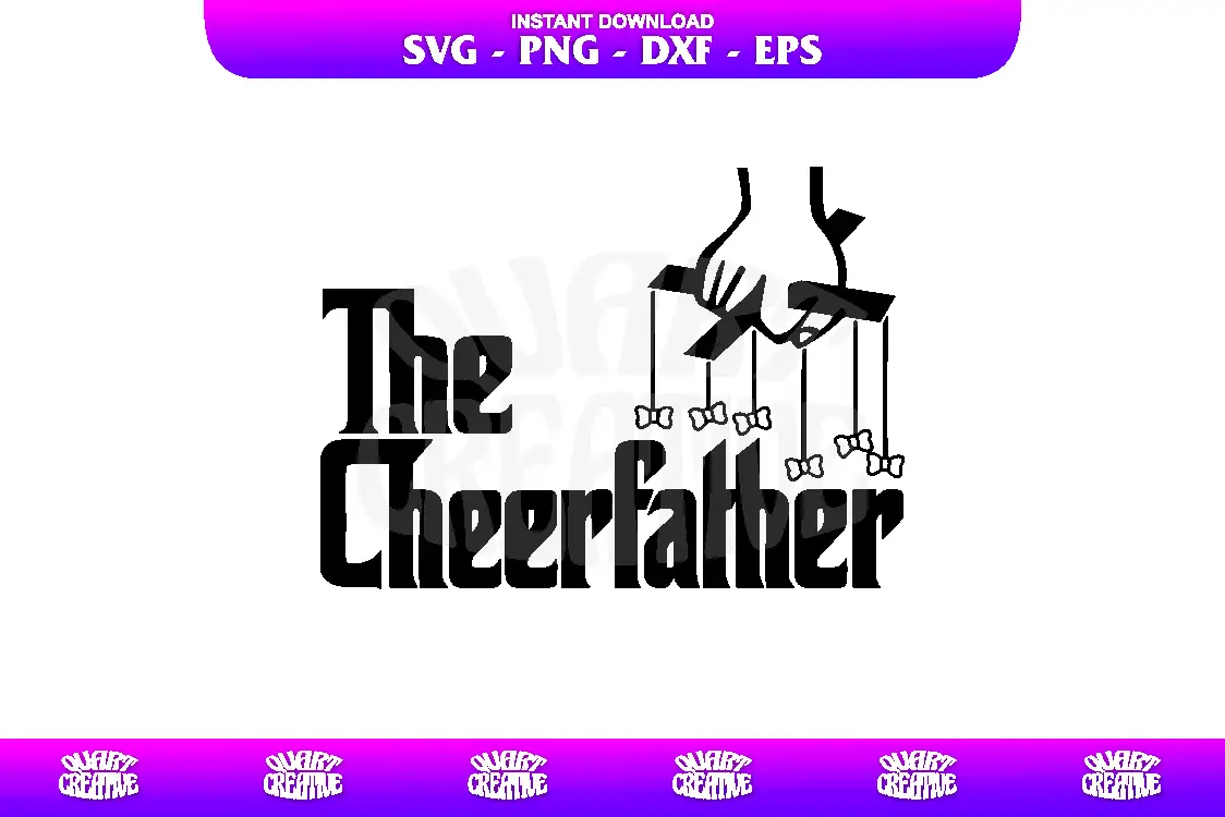 The Cheerfather SVG Cricut The Cheer Father SVG Cricut - Image 1