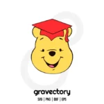 Winnie The Pooh Graduate SVG Free
