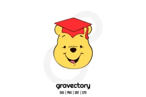 Winnie The Pooh Graduate SVG Free