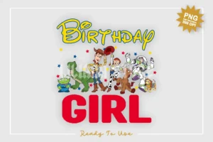 birthday girl toy story png transparent