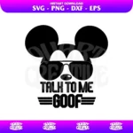 Mickey Talk To Me Goof SVG Cricut
