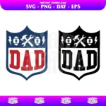 Dad Football NFL SVG Cricut