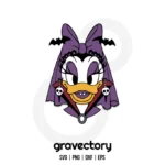 Daisy Duck Vampire SVG Free
