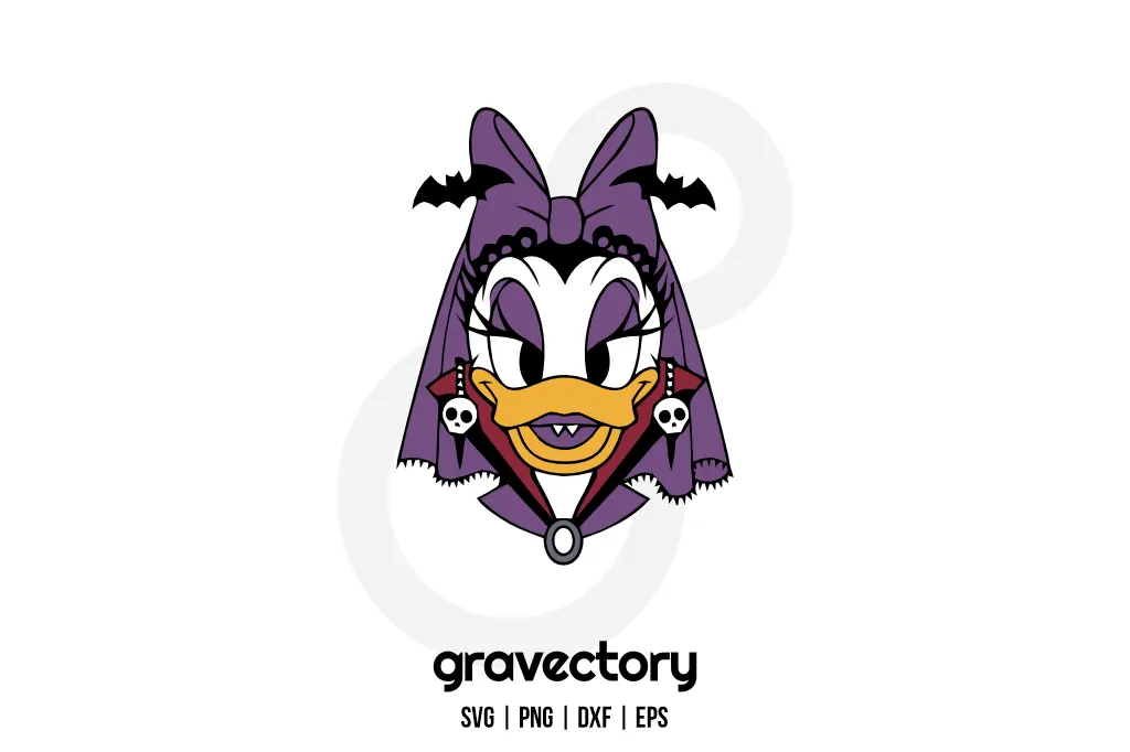 Daisy Duck Vampire SVG Free Daisy Duck Vampire SVG Free