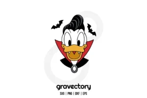 Donald Duck Vampire SVG Free