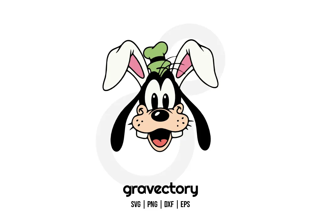 Goofy Disney Easter Bunny SVG Free Goofy Disney Easter Bunny SVG Free