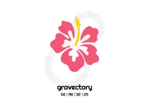 Hawaiian Flower SVG Free