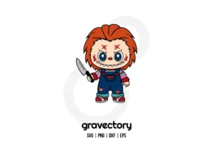 Labubu Chucky SVG Free