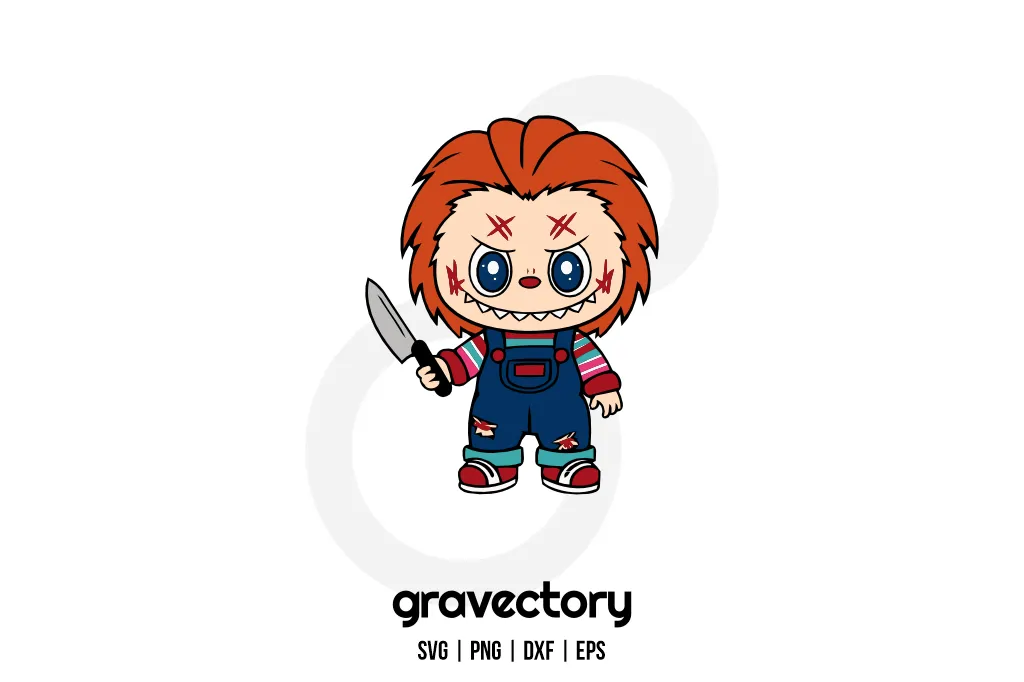 Labubu Chucky SVG Free Labubu Chucky SVG Free