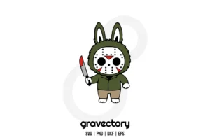 Labubu Jason Voorhees SVG Free