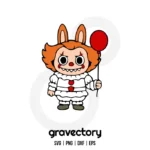 Labubu Pennywise SVG Free