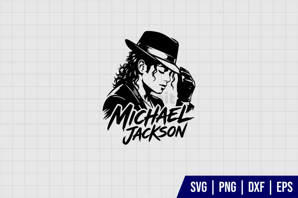 Michael Jackson SVG Cut File Michael Jackson SVG Cut File