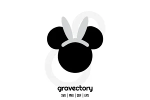 Mickey Bunny Ears SVG Free