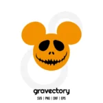 Mickey Jack Skellington SVG Free