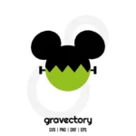 Mickey Mouse Frankenstein SVG Free