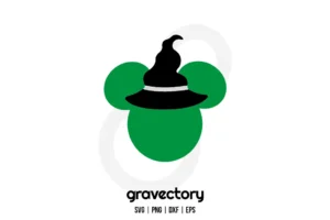Mickey Witch SVG Free