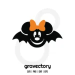 Minnie Bat SVG Free