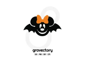 Minnie Bat SVG Free