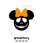 Minnie Jack Skellington SVG Free