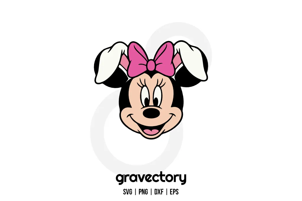 Minnie Mouse Easter Bunny SVG Free Minnie Mouse Easter Bunny SVG Free