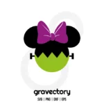 Minnie Mouse Frankenstein SVG Free