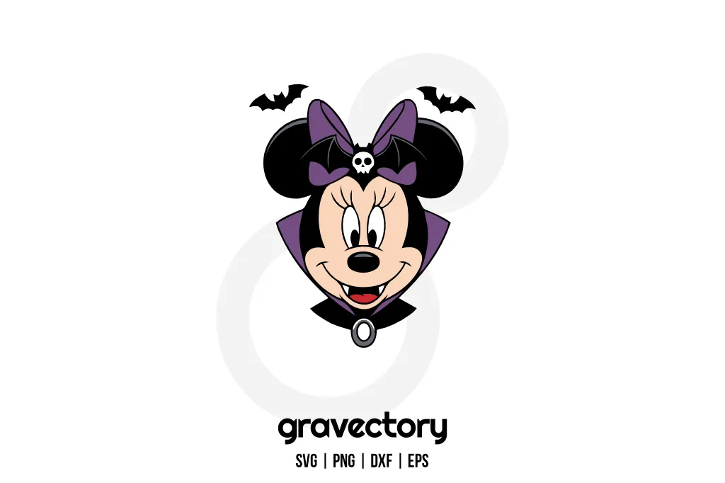Minnie Mouse Vampire SVG Free Minnie Mouse Vampire SVG Free