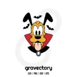 Pluto Disney Vampire SVG Free