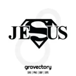 Super Jesus SVG Free
