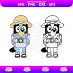 Bluey Safari SVG Cut File