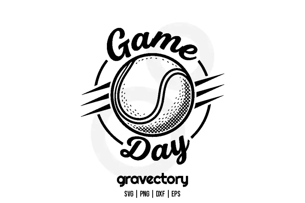 game day tennis svg free Free SVG