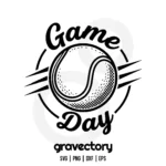 Game Day Tennis SVG Free