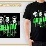 greenday band png for dtf raster