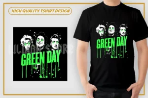 greenday band png for dtf raster