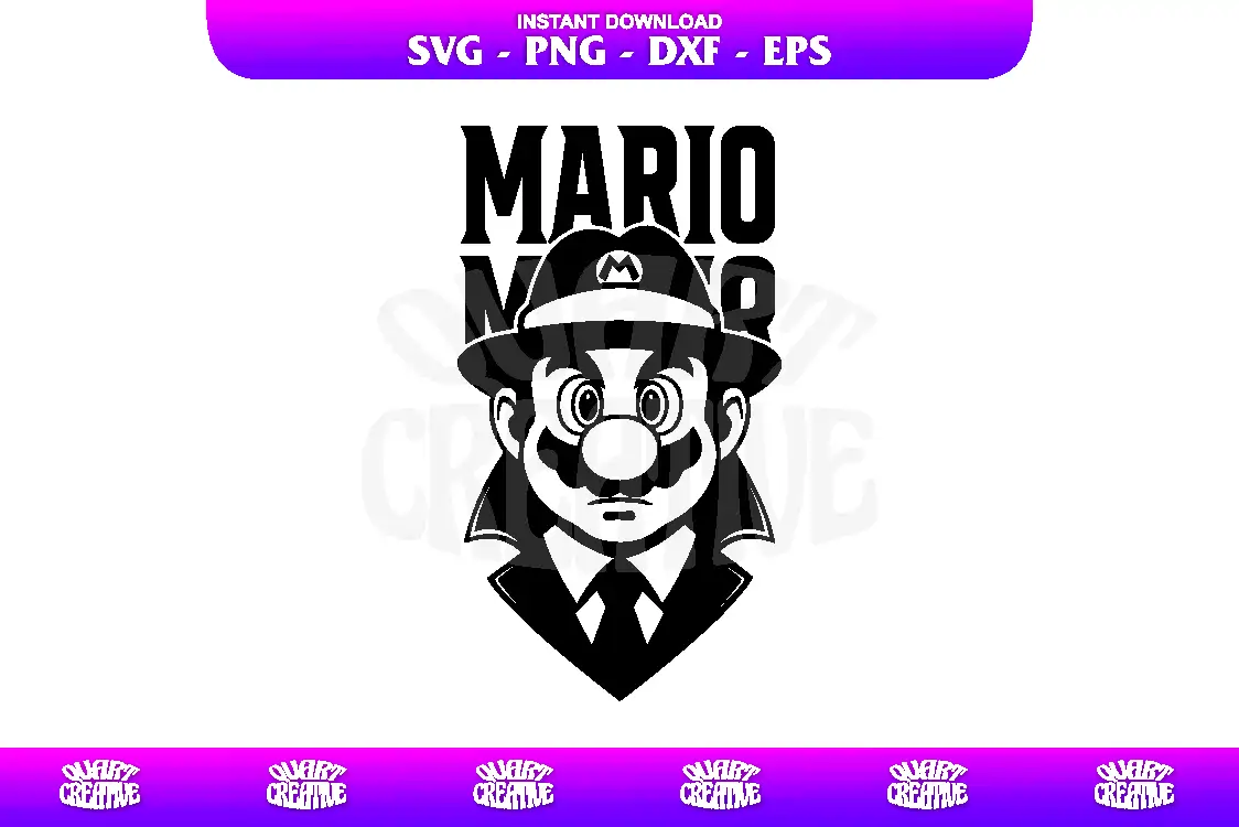 mario mafia svg cricut Mario Mafia SVG Cricut - Image 1