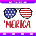 merica sunglasses svg cricut