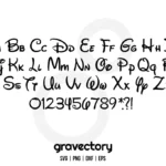 Disney Font SVG Free