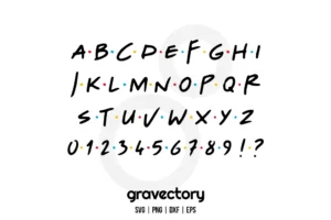 Friends Font SVG Free