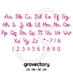 Hello Kitty Font SVG Free