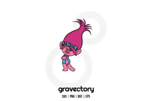 Poppy Trolls SVG Free