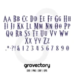Wednesday Font SVG Free