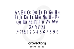 Wednesday Font SVG Free