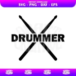 Drummer SVG Cricut
