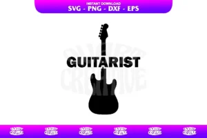 Guitarist SVG Cricut