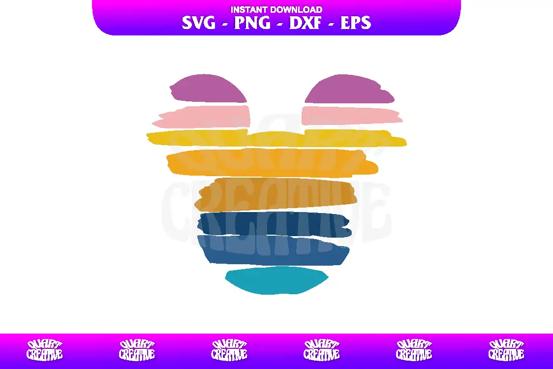 mickey sunset svg cricut Mickey Sunset SVG Cricut - Image 1